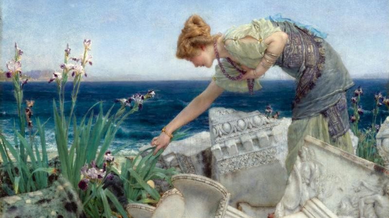 Лоренс Альма-Тадема
 © https://www.livemaster.ru/topic/207541-vesna-s-mirom-vse-v-poryadke-ser-lourens-alma-tadema Среди руин | Epoch Times Media
