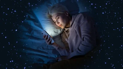 Перед сном лучше забыть о своём телефоне