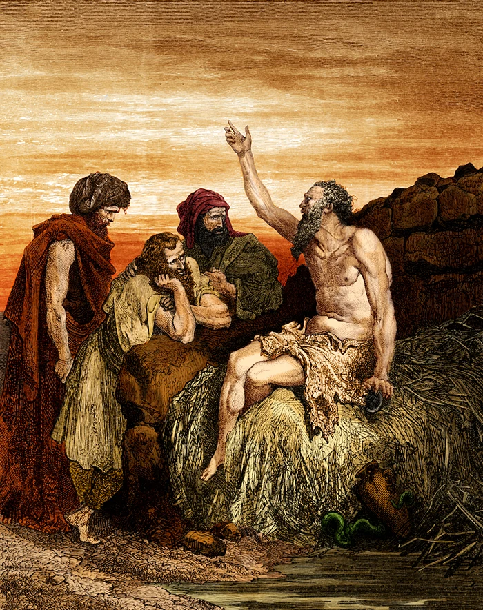 Согласно Книге Иова, истинная мудрость измеряется не интеллектуальными знаниями, а глубоким моральным измерением: страхом Божьим и отказом от зла | Gustave Doré/J Regnier/Lebrecht Music & Arts/Alamy Stock Photo