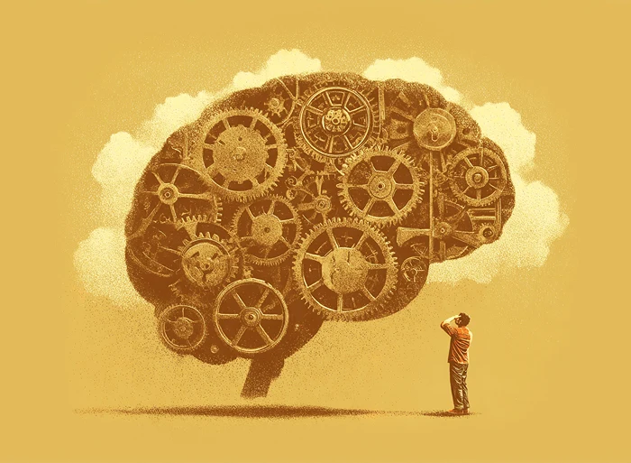 Мозг генерирует мысли и действия ниже порога сознания, и лишь затем мы испытываем субъективное ощущение контроля. | Иллюстрация: журнал Epoch