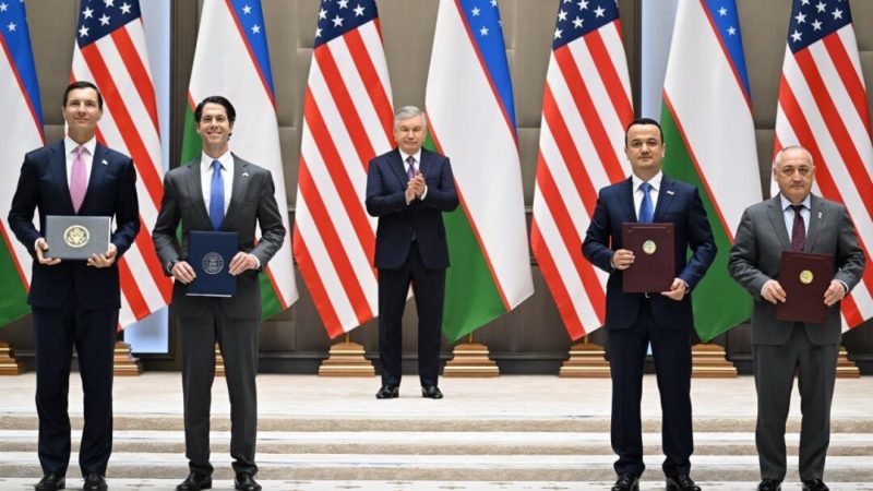 США и Узбекистан запускают совместную инвестиционную платформу с прицелом на Китай
