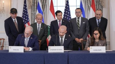 Израиль и Ливан подписали рамочное мирное соглашение
