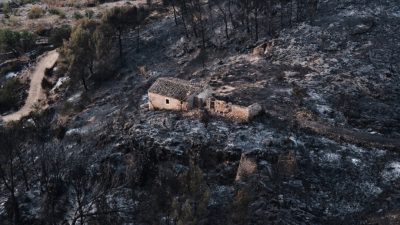 Сотни пожарных борются с лесным пожаром на юге Испании, в результате которого погибли по меньшей мере 12 человек