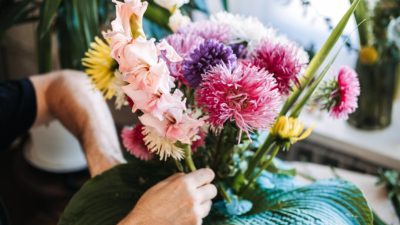Составление цветочных композиций для мужчин