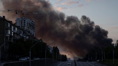 Россия нанесла Киеву массированный удар баллистическими ракетами