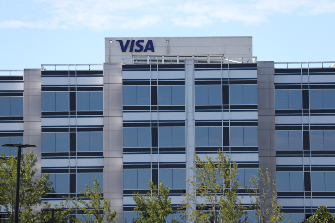 Штаб-квартира Visa в городе Фостер-Сити, штат Калифорния, 28 августа 2019 года. (Джастин Салливан/Getty Images) | Epoch Times Media