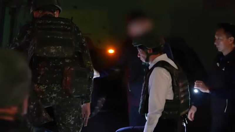 Лай впервые в качестве президента принял участие в учениях по созданию аварийного бункера на Тайване