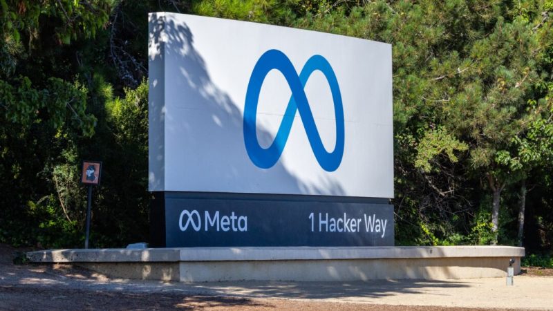 Офис компании Meta в Менло-Парке, штат Калифорния, 31 июля 2025 года. (Джон Фредрикс/The Epoch Times)