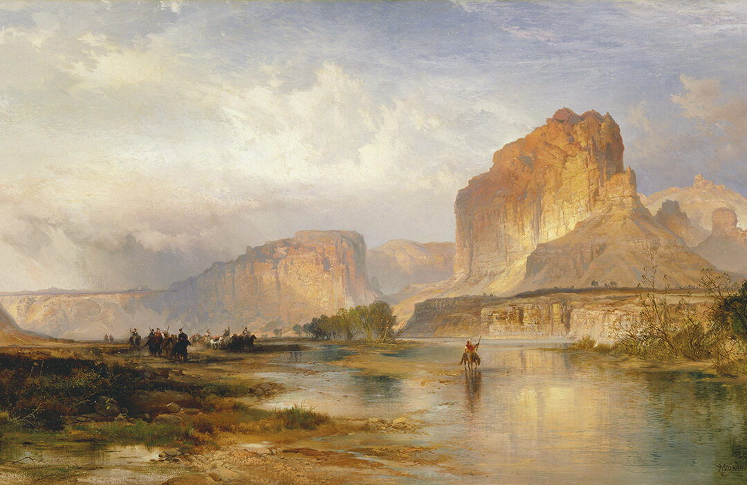 «Утесы Грин-Ривер», 1874 год, Томас Моран. Этот член семьи Моран познакомил жителей Востока с красотой Запада. (Общественное достояние) | Epoch Times Media