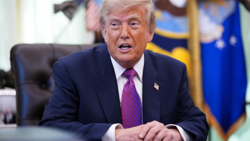 Президент Дональд Трамп в Вашингтоне 27 августа 2026 года. (Andrew Harnik/Getty Images)