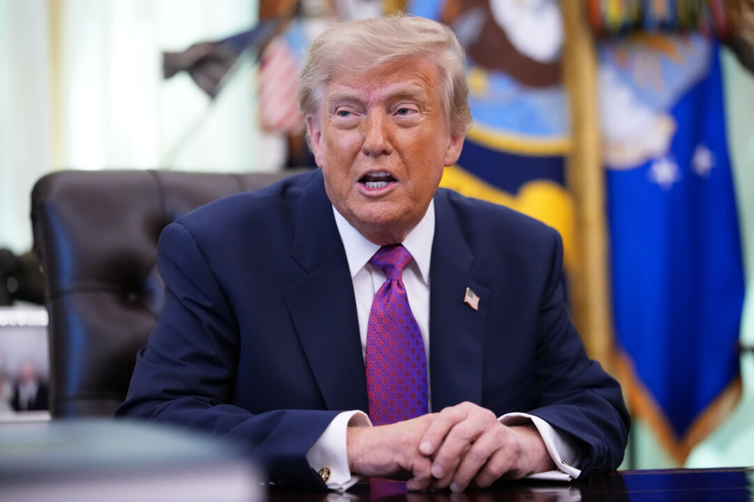 Президент Дональд Трамп в Вашингтоне 27 августа 2026 года. (Andrew Harnik/Getty Images) | Epoch Times Media