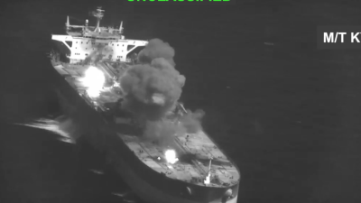 Американские войска уничтожили 3 нефтяных танкера Корпуса стражей исламской революции после того, как Иран нанес удары по военным кораблям ВМС США